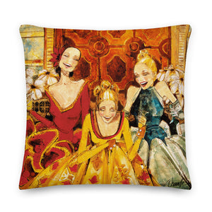 Women and Wine Pillows 22"x 22"