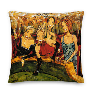 Women and Wine Pillows 22"x 22"