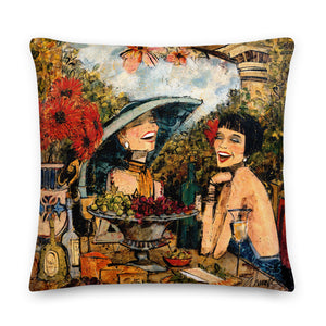 Women and Wine Pillows 22"x 22"