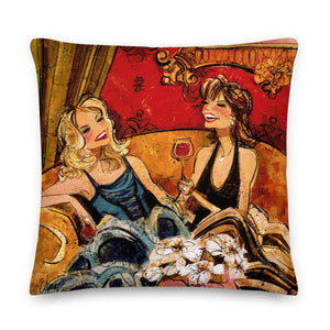 Women and Wine Pillows 22"x 22"