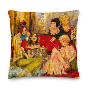 Women and Wine Pillows 22"x 22"