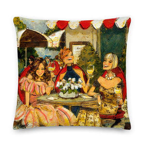 Women and Wine Pillows 22"x 22"