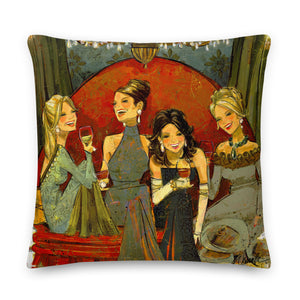 Women and Wine Pillows 22"x 22"