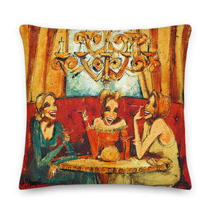 Women and Wine Pillows 22"x 22"