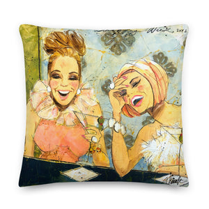 Women and Wine Pillows 22"x 22"