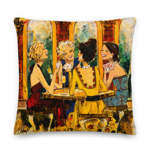 Women and Wine Pillows 22"x 22"