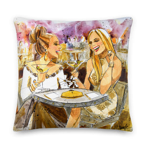 Women and Wine Pillows 22"x 22"