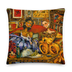 Women and Wine Pillows 22"x 22"