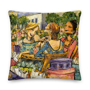 Women and Wine Pillows 22"x 22"