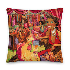 Women and Wine Pillows 22"x 22"