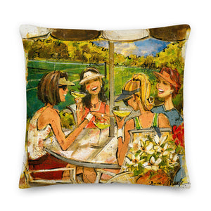 Women and Wine Pillows 22"x 22"