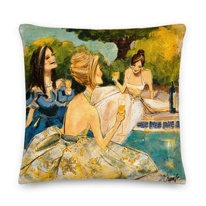 Women and Wine Pillows 22"x 22"