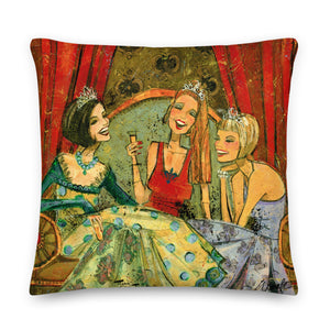 Women and Wine Pillows 22"x 22"