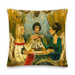 Women and Wine Pillows 22"x 22"