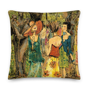 Women and Wine Pillows 22"x 22"