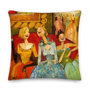 Women and Wine Pillows 22"x 22"